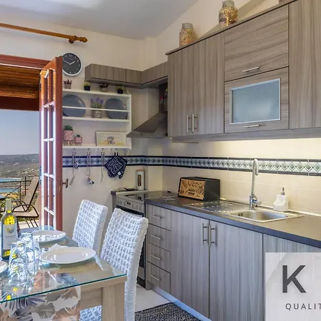 公寓 Endless View Flat In Vlachata! *